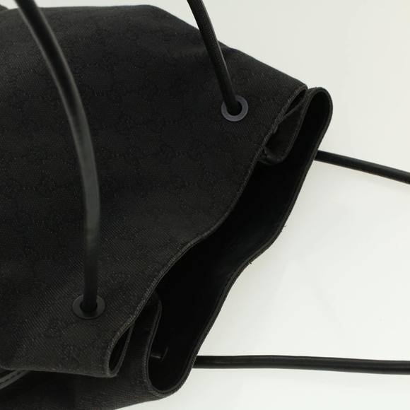 GUCCI GG Canvas Shoulder Bag Black 101341 Auth ki2878 - Picture 6 of 16